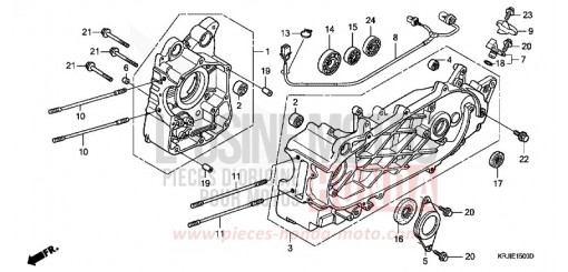 CRANKCASE (FES1253-5) (FES1503-5) FES1254 de 2004
